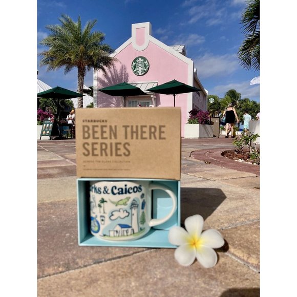Starbucks Been There Series Turks & Caicos 14 oz Mug NEW In Box - Picture 2 of 2